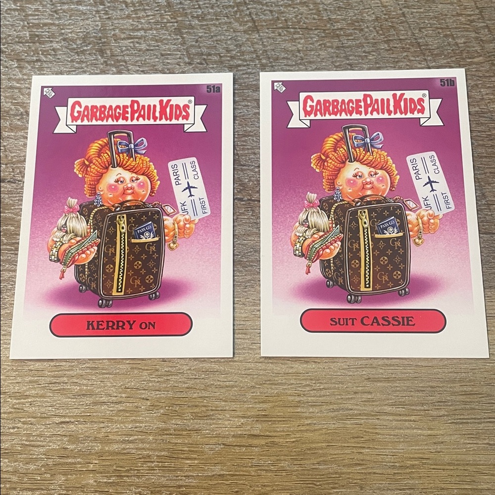 ✨10/$10 GPK SALE✨ Garbage Pail Kids GPK Go on Vacation Base 51a and 51b